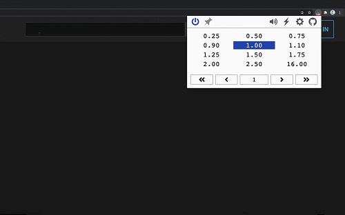use global speed extension for audible speed