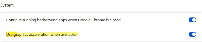 use hardware acceleration when available
