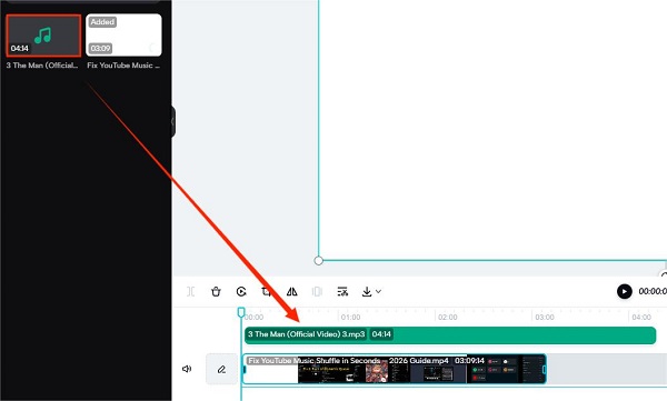 use local audio file in capcut online editor