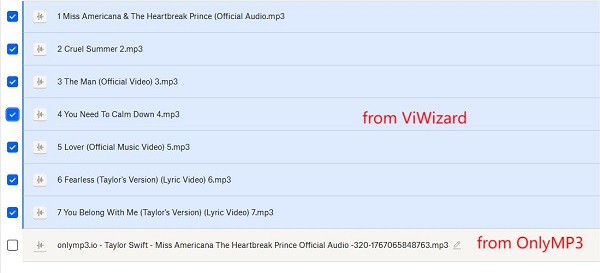 viwizard vs onlymp3 in dropbox
