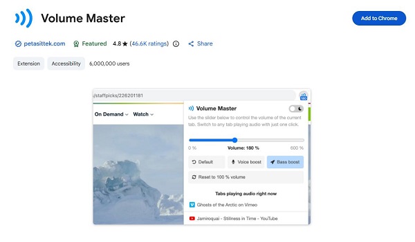 volume master extension