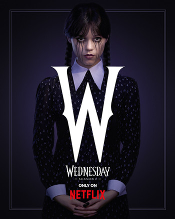 wednesday character poster
