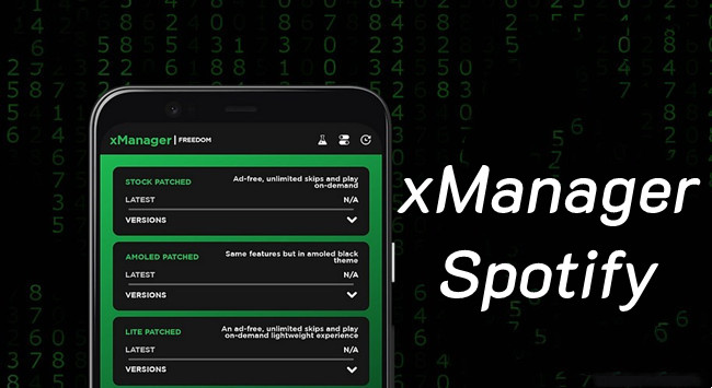 xmanager for spotify