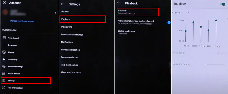 youtube music equalizer android