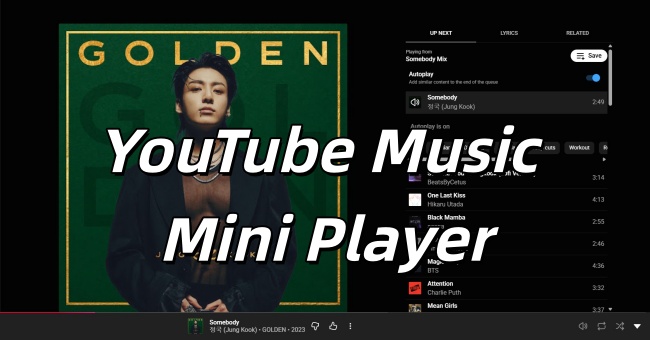 youtube music mini player