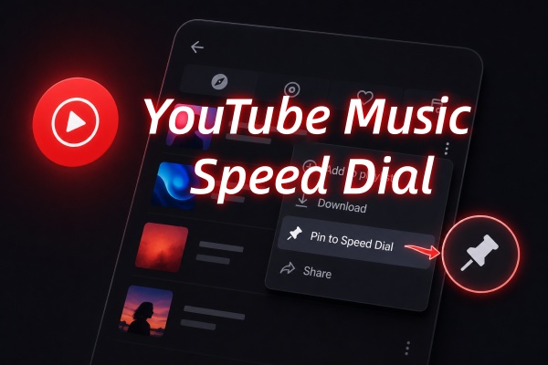 youtube music speed dial
