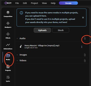 youtube music visualizer vizzy media
