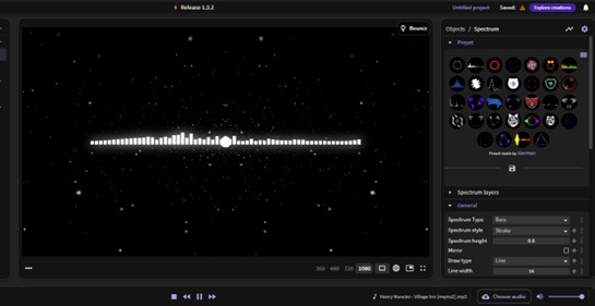 youtube music visualizer vizzy visuals