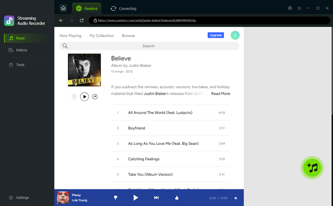 select and add music
