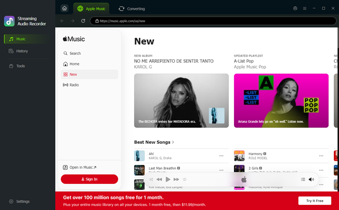 sign in apple music account